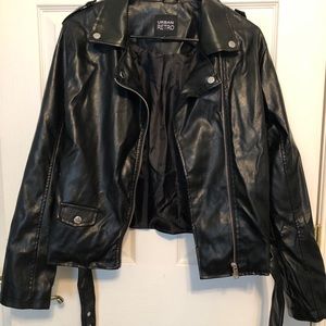 Faux Leather Jacket.  Never Worn.  NWT